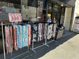 まだまだ浴衣を展示中！！